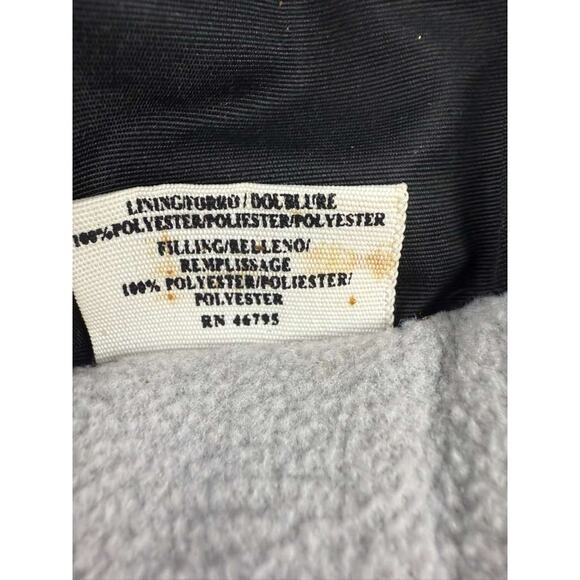 Timberland Parka Jacket Women M Black Fleece Lined Faux Fur Hooded Fleece Lined - Picture 9 of 9